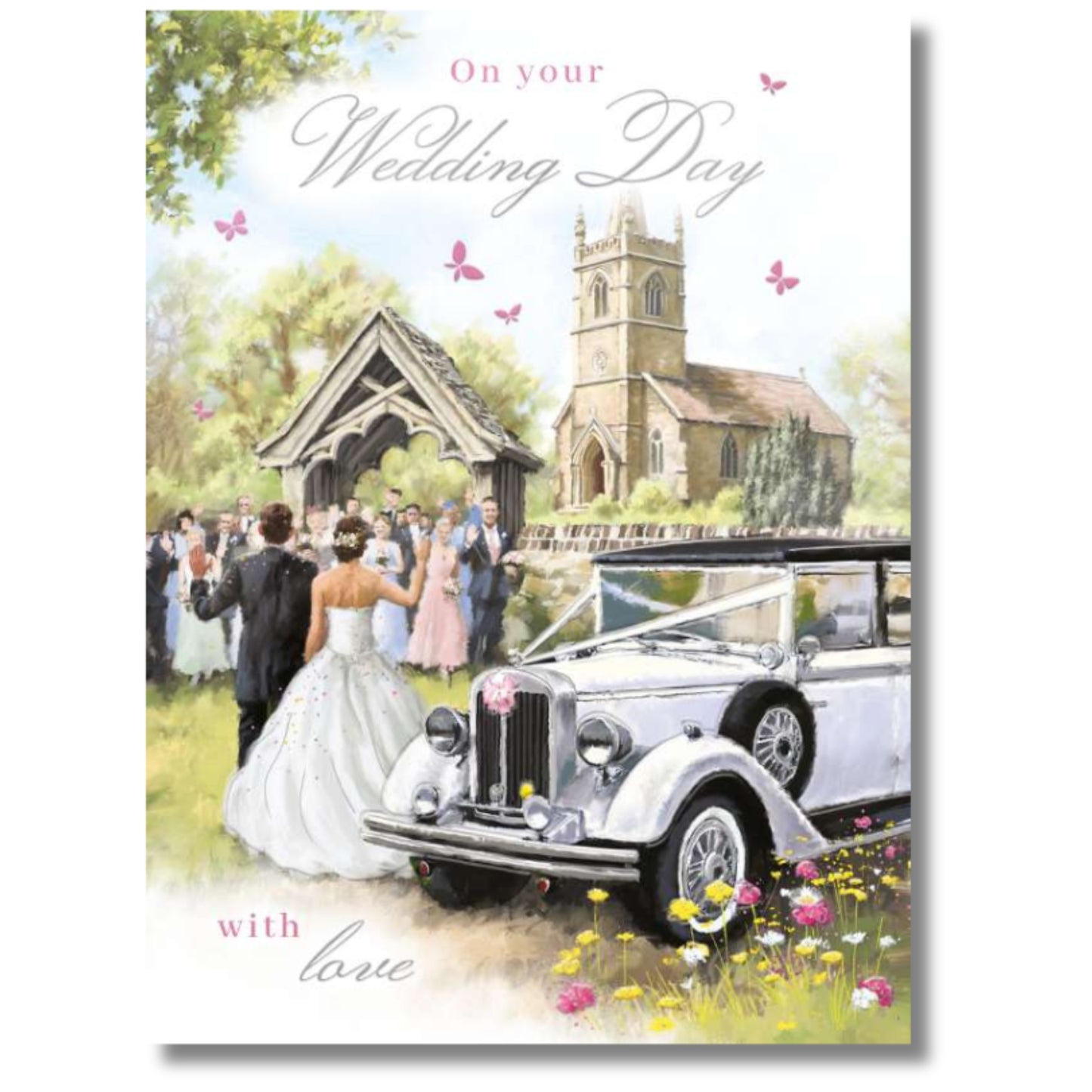 Noel Tatt On Your Wedding Day - Greeting Card