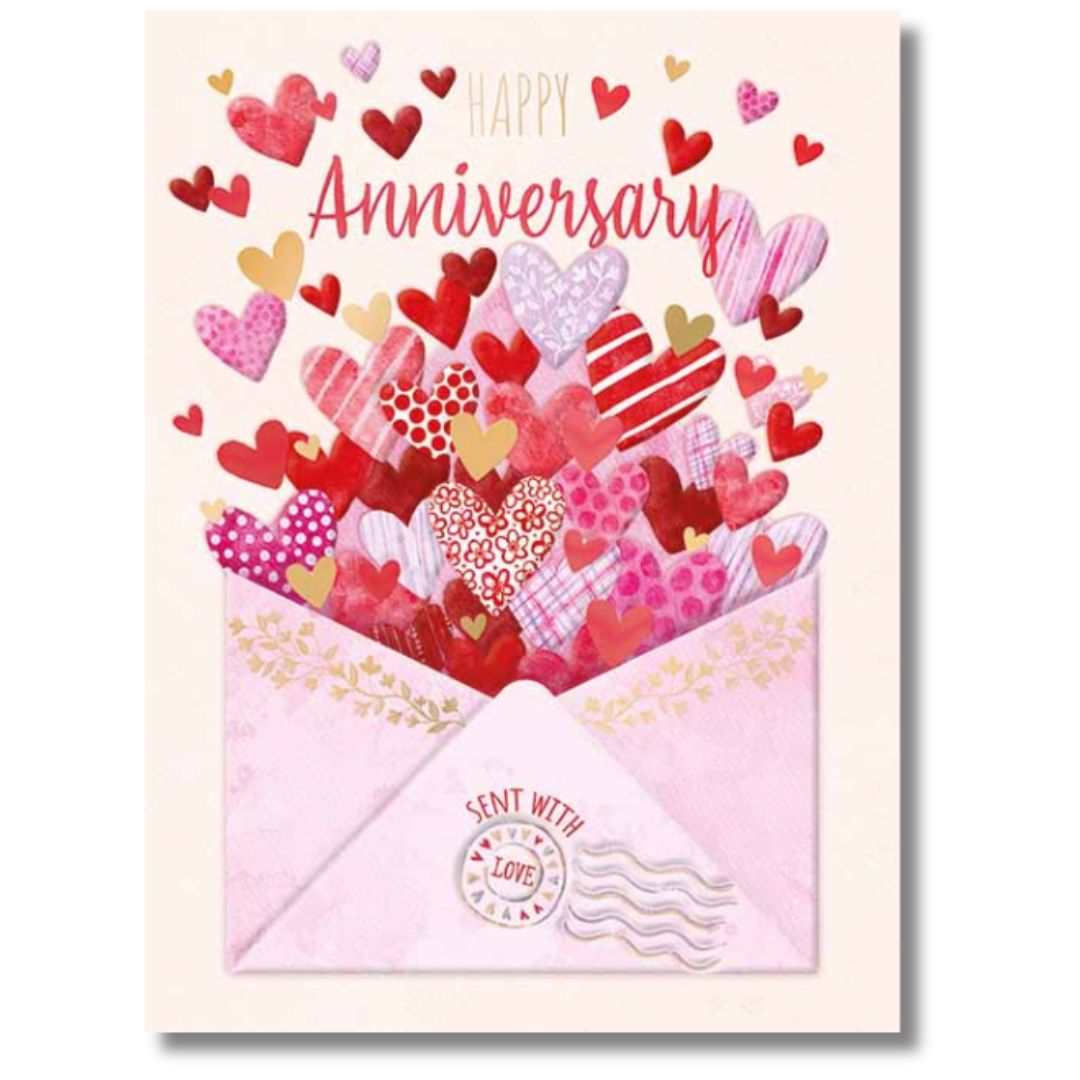 Noel Tatt Happy Anniversary - Greeting Card