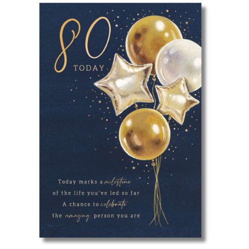 Noel Tatt 80 Today Birthday - Greeting Card