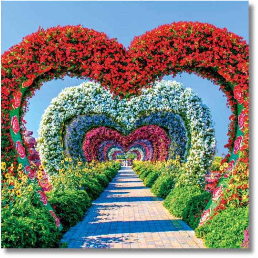 Noel Tatt Floral Alley Blank - Greeting Card