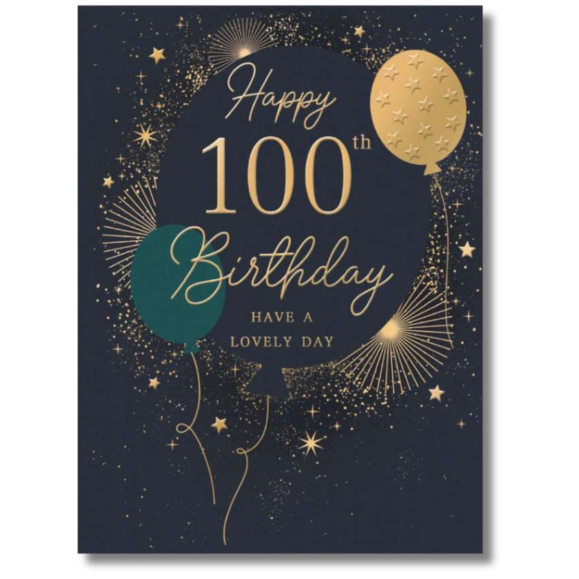 Noel Tatt Happy 100th Birthday - Greeting Card