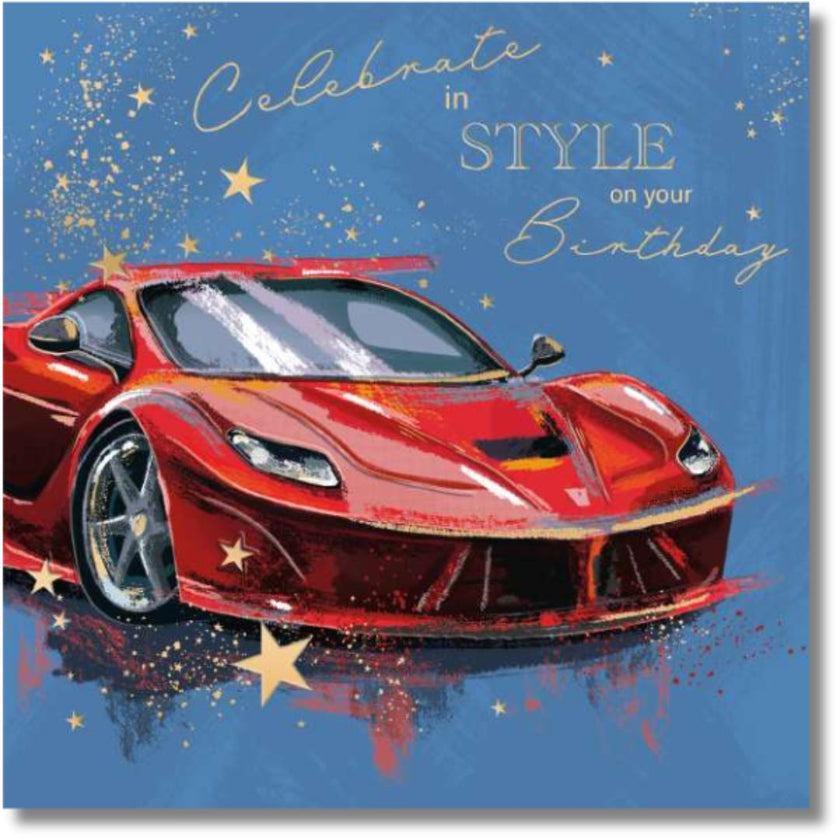 Noel Tatt Celebrate In Style On Your Birthday - Greeting Card