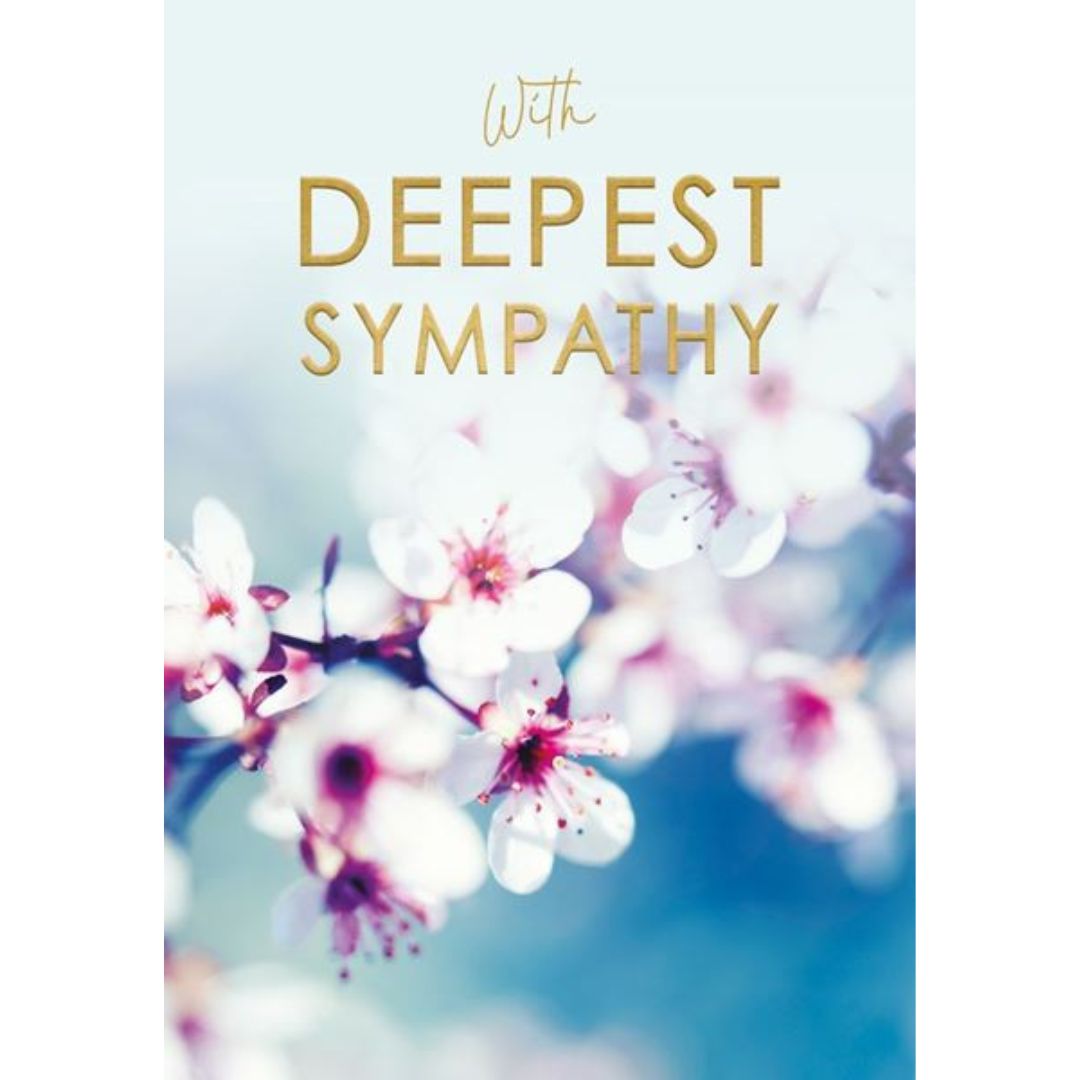 With Deepest Sympathy' Greeting Card