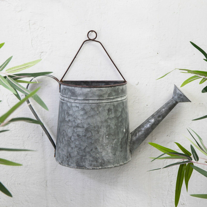 Metal Watering Can Planter Vintage 43 x 33 x 10.5cm