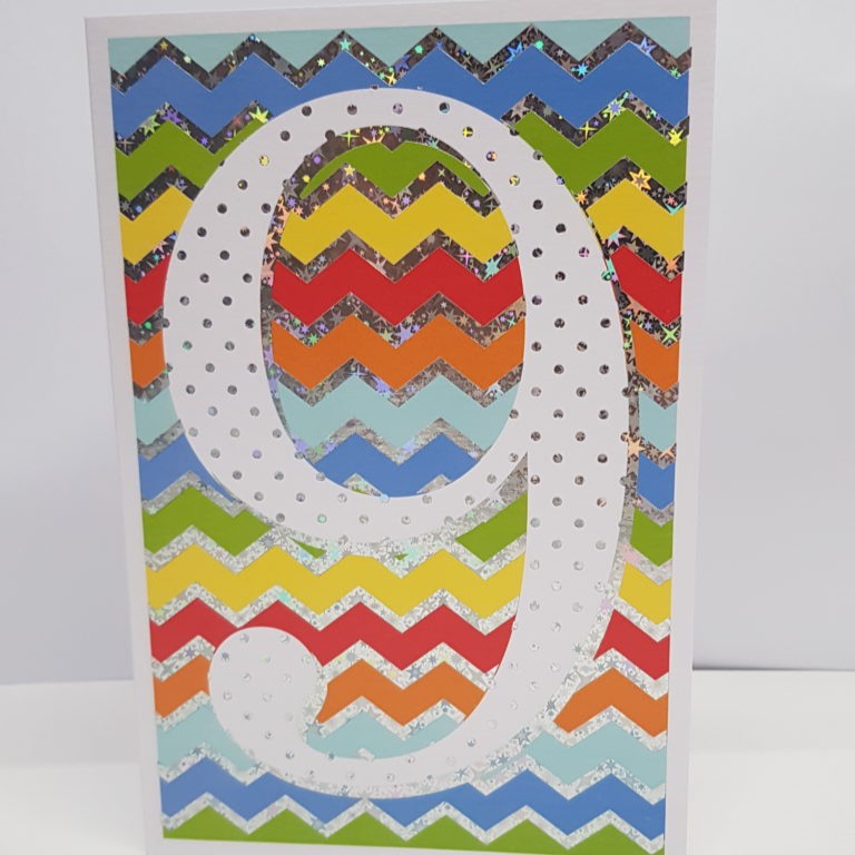 9th Birthday Greeting Card