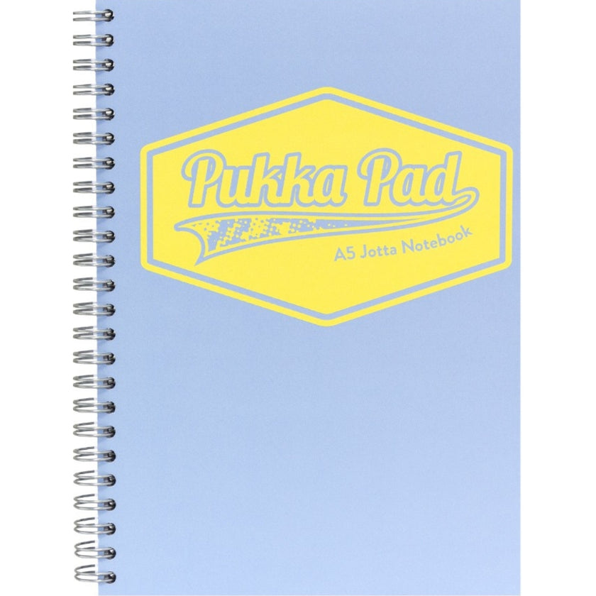 A5 Pukka Pad Pastel Lined Jotta Notebook 80gsm 200pgs - Sky Blue