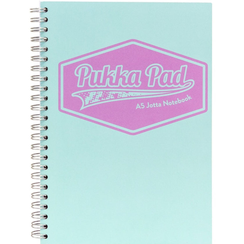 A5 Pukka Pad Pastel Lined Jotta Notebook 80gsm 200pgs - Teal