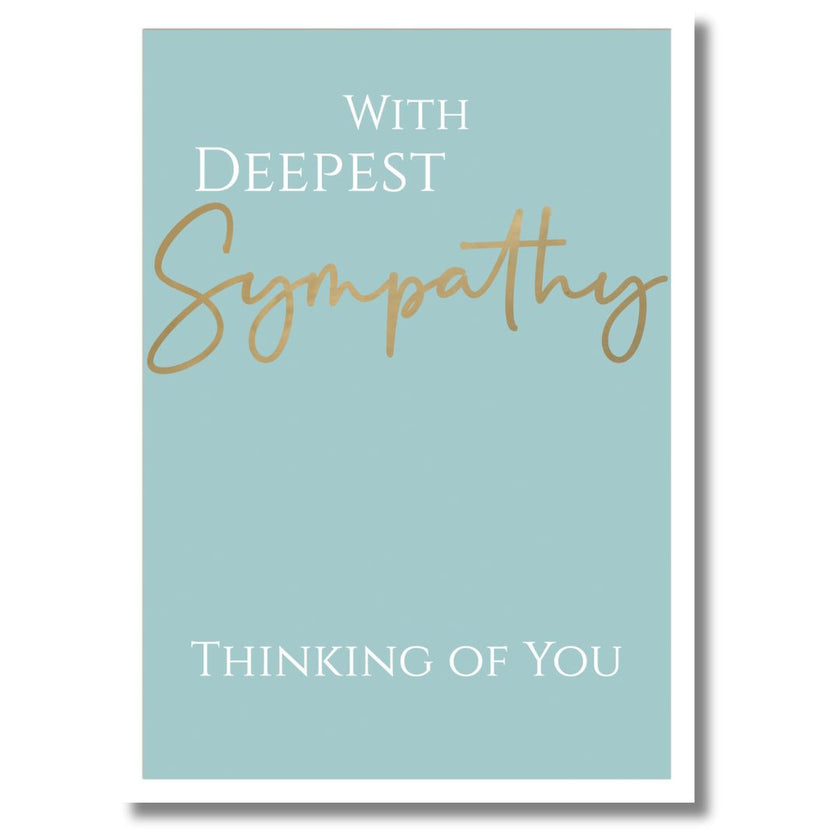 With Deepest Sympathy Greeting Card