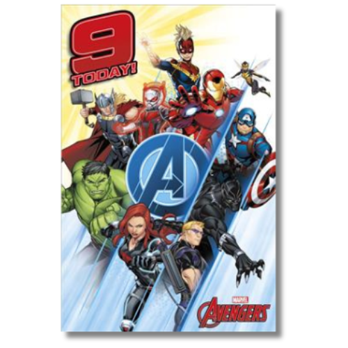 Marvel 9 Today Birthday - Greeting Card