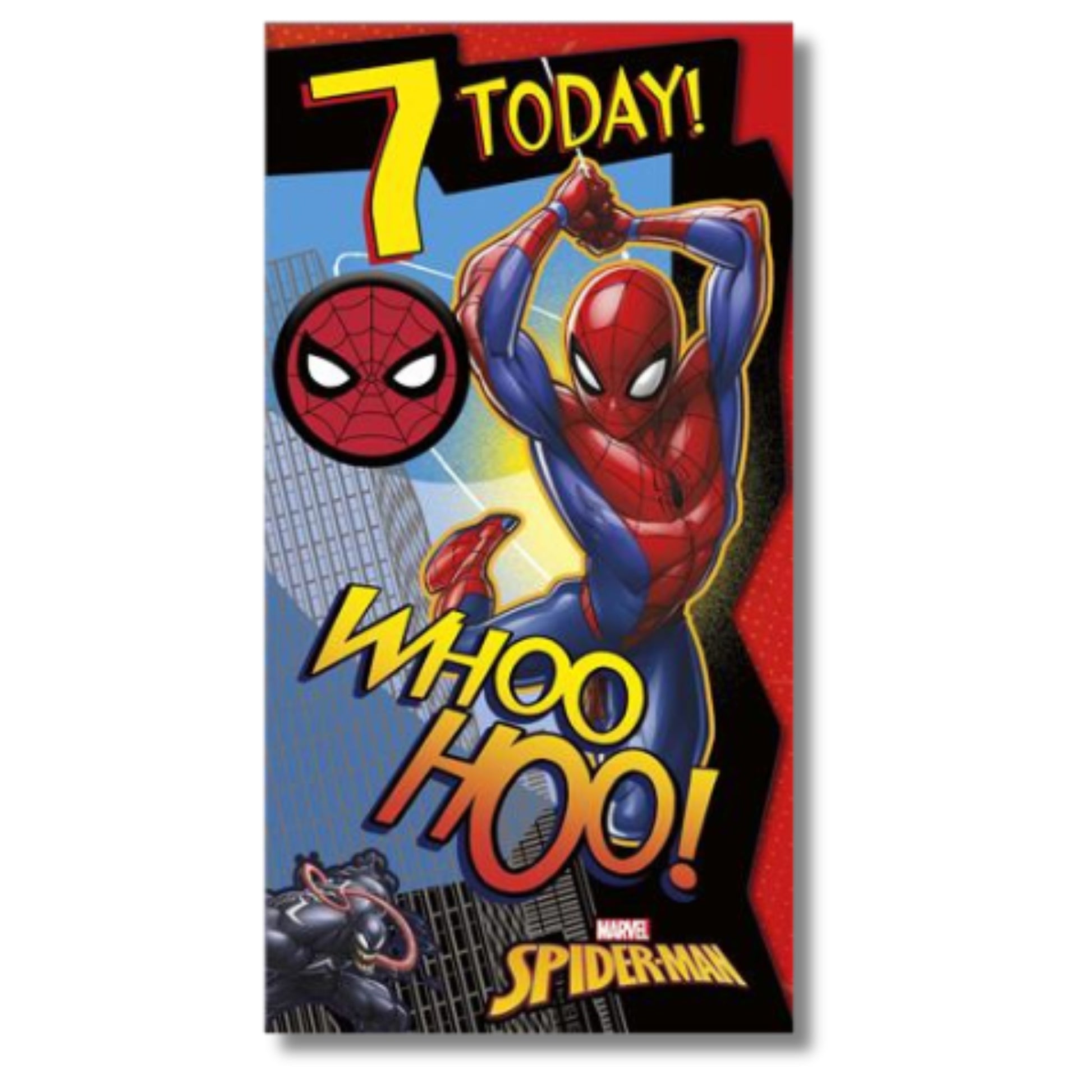 Marvel 7 Today! Whoo Hoo! Birthday - Greeting Card
