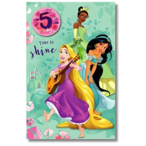 Disney 5 Today Time To Shine Birthday - Greeting Card