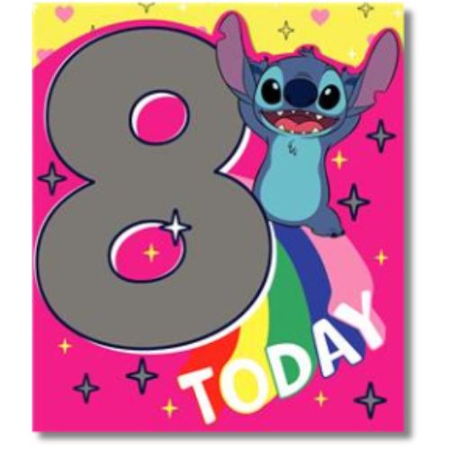 Disney 8 Today Birthday - Greeting Card