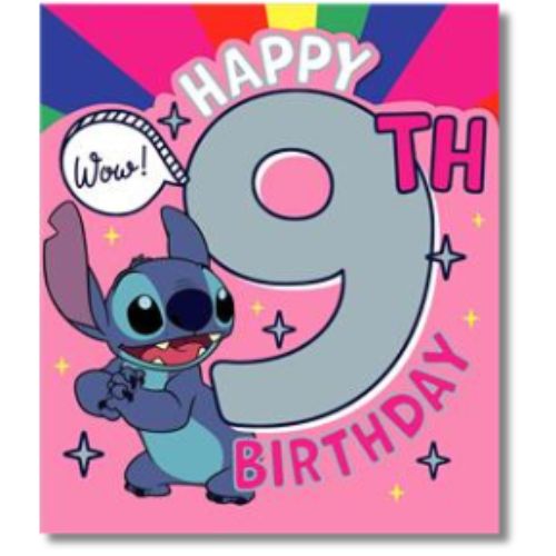Disney Happy 9th Birthday - Greeting Card