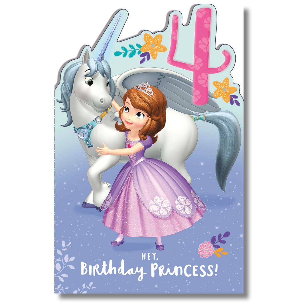 Disney 4 Hey, Birthday Princess! - Greeting Card