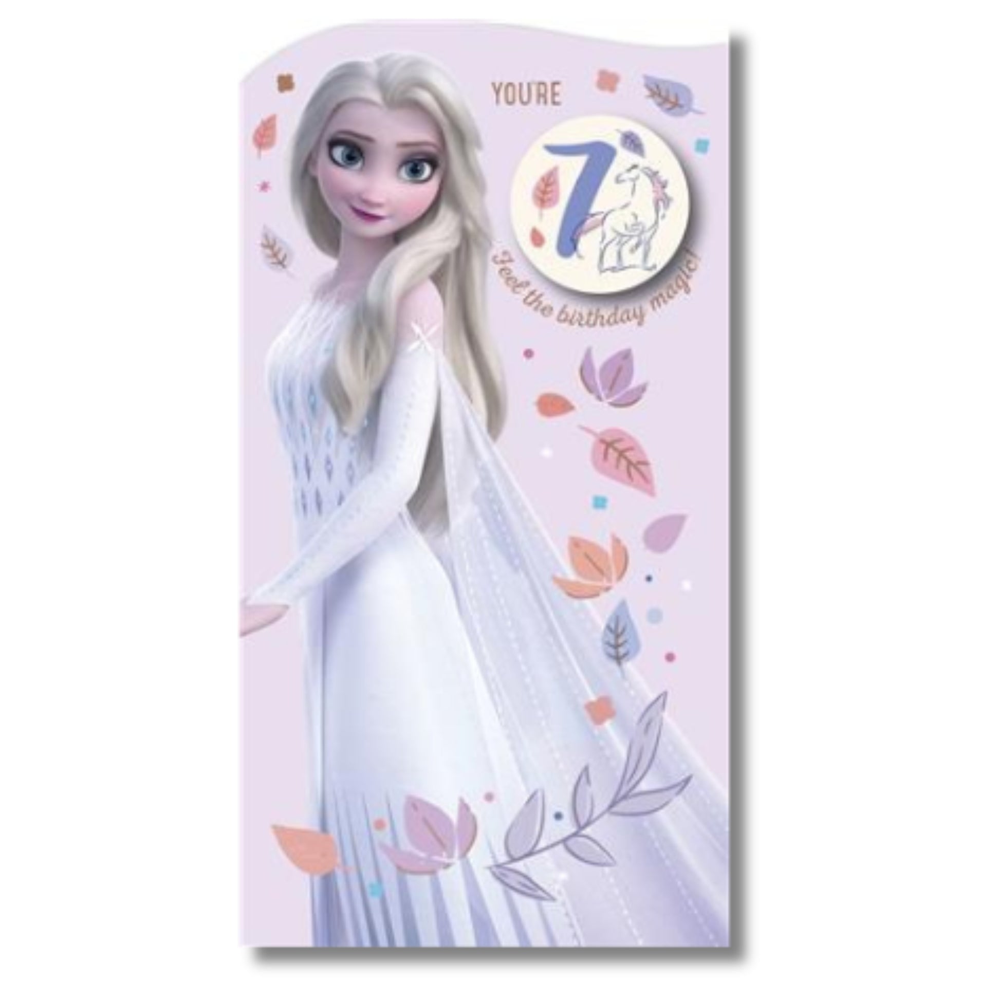 Disney You're 7 Feel The Birthday Magic! - Greeting Card