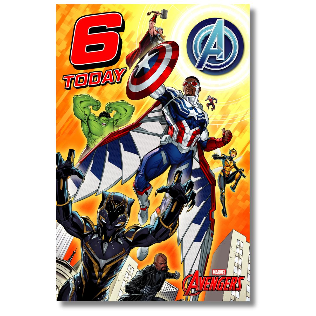 Marvel 6 Today Birthday - Greeting Card