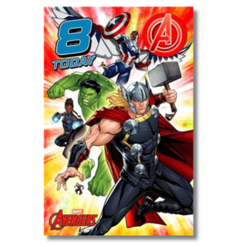 Marvel 8 Today Birthday - Greeting Card
