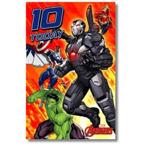 Marvel 10 Today Birthday - Greeting Card