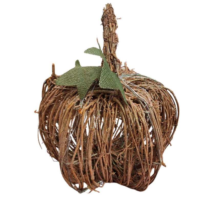 Halloween Branch Pumpkin with Lights 30cm
