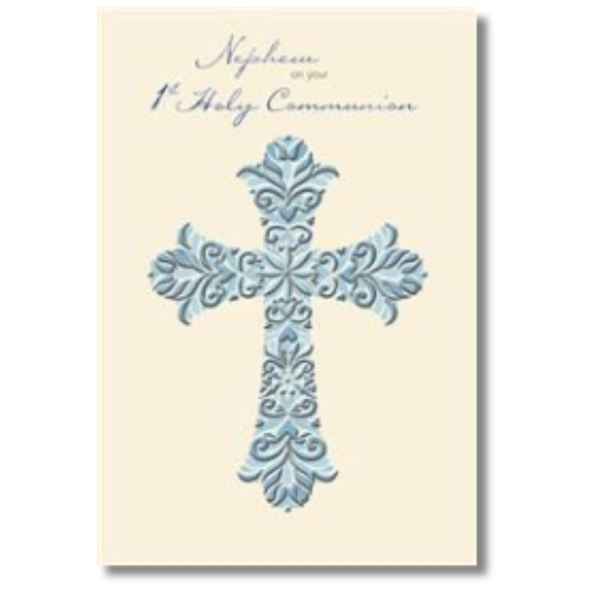 Hallmark Nephew On Your 1st Holy Communion - Greeting Card