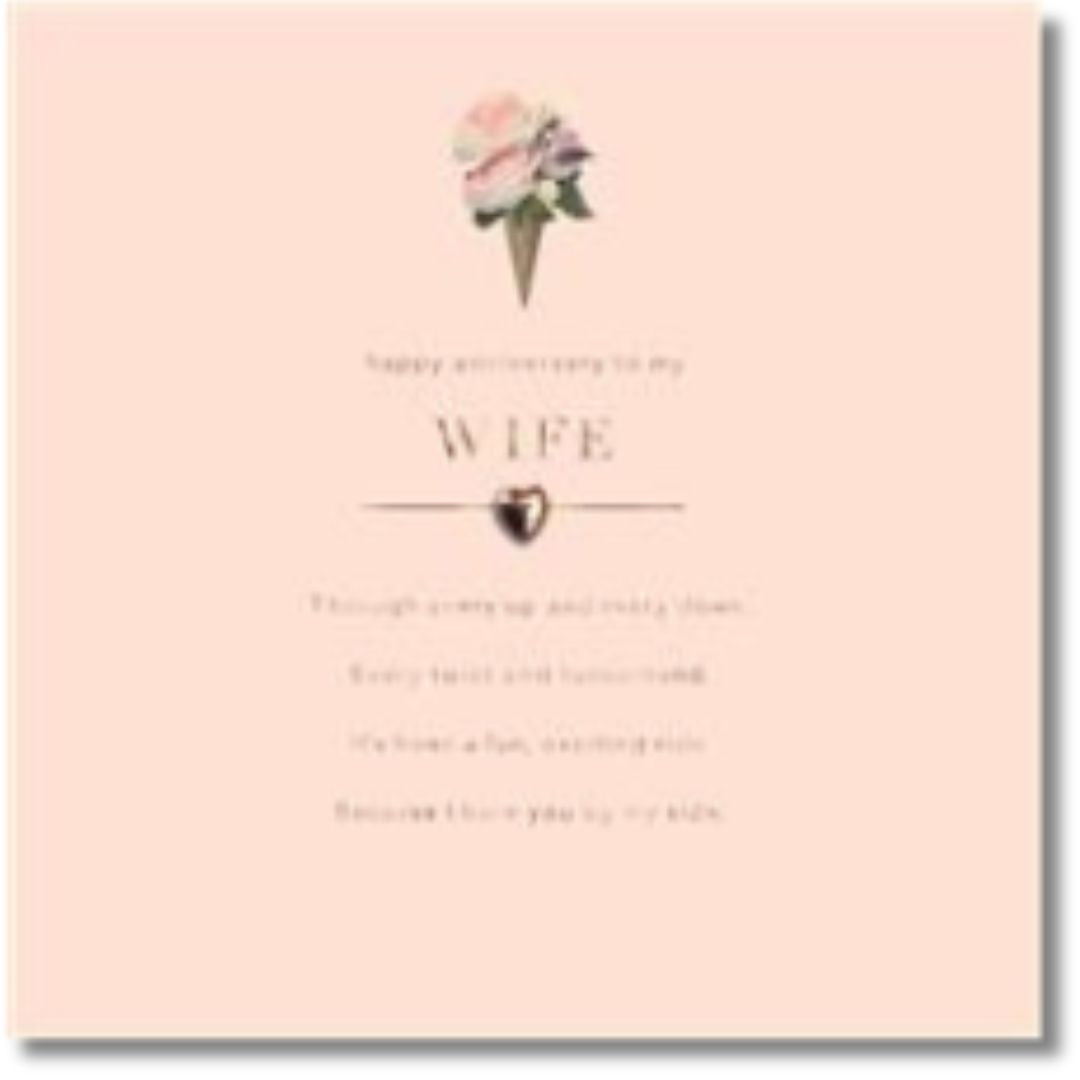 Hallmark Happy Anniversary To My Wife - Greeting Card