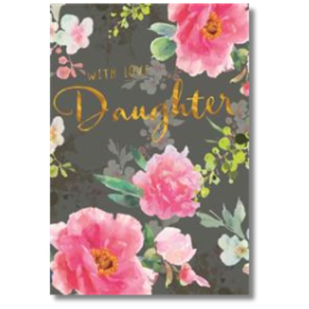 Hallmark With Love Daughter Birthday - Greeting Card