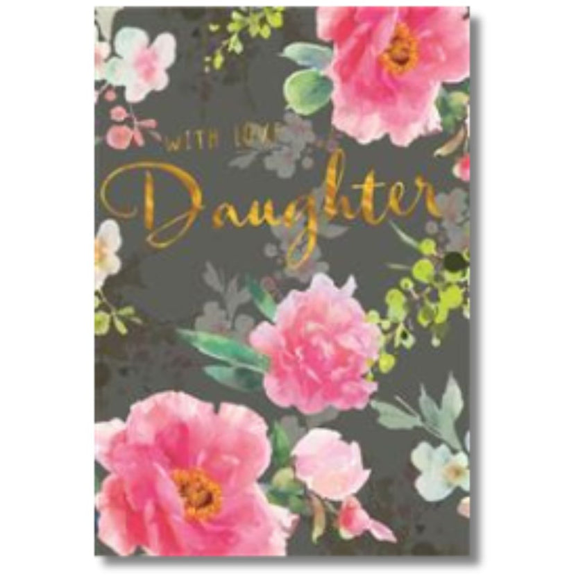 Hallmark With Love Daughter Birthday - Greeting Card