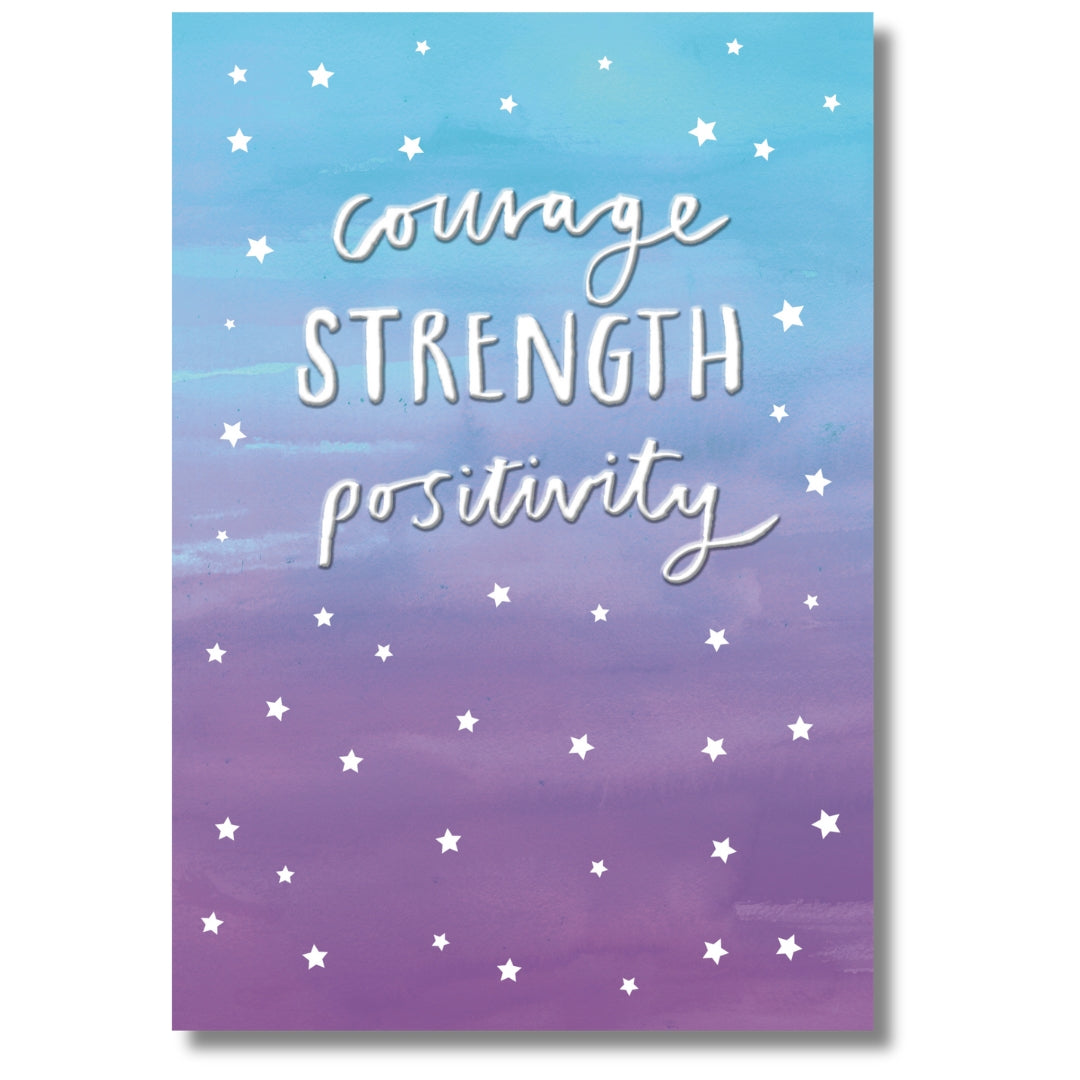 Hallmark Courage, Strength, Positivity Blank - Greeting Card