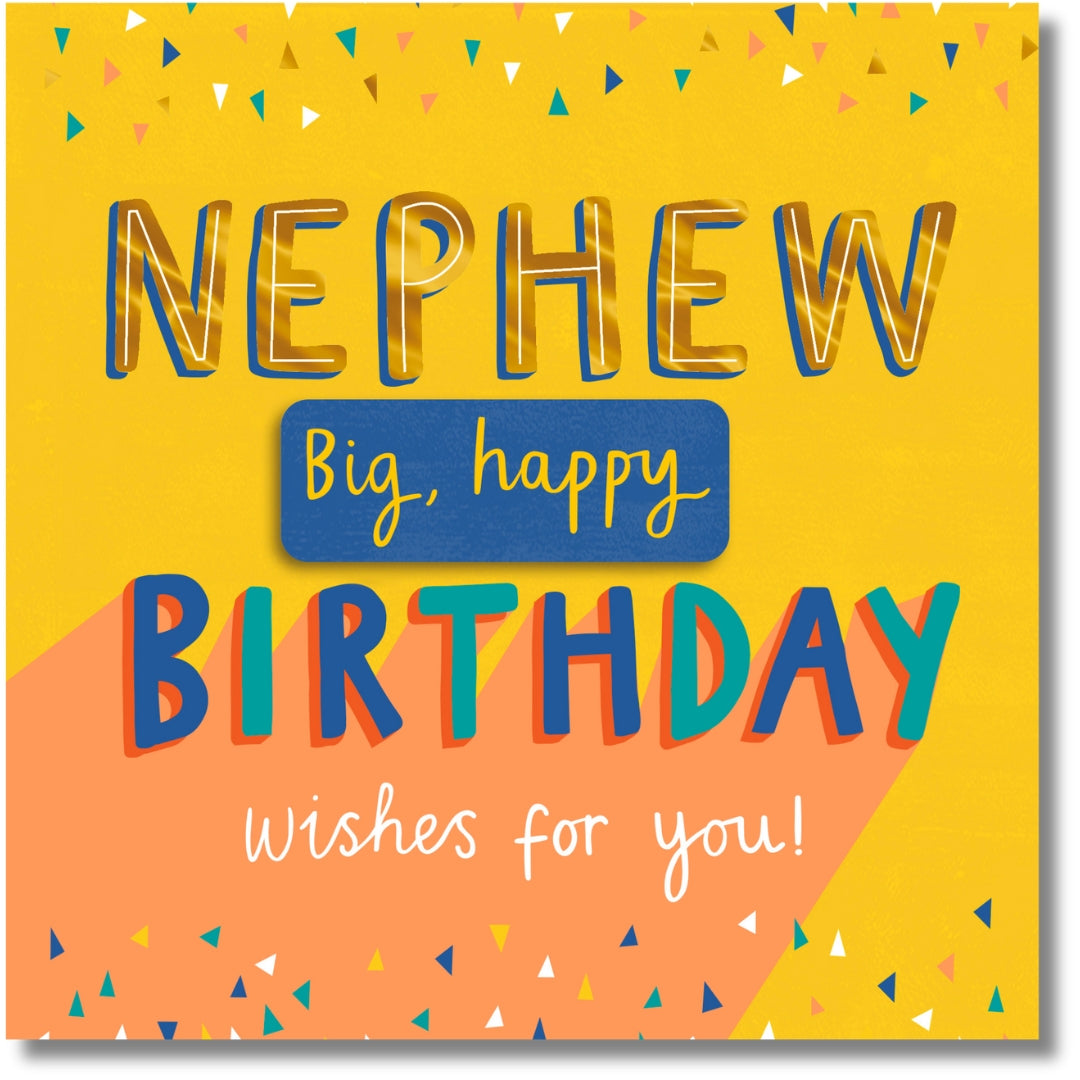 Hallmark Nephew Big, Happy Birthday - Greeting Card