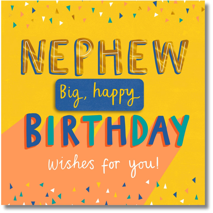 Hallmark Nephew Big, Happy Birthday - Greeting Card