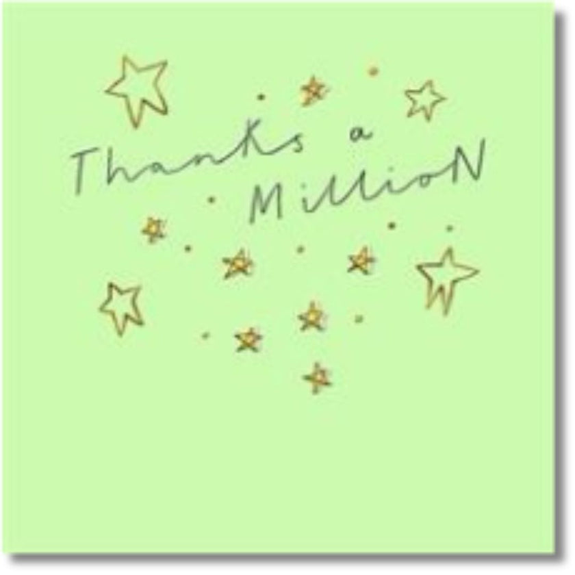 Hallmark Thanks A Million - Greeting Card