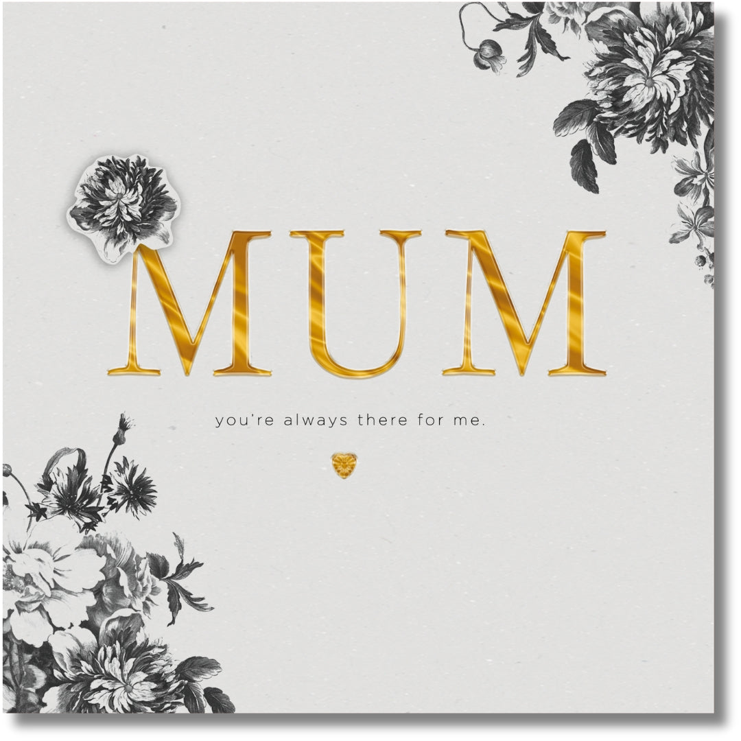 Hallmark Mum You're Always There For Me Birthday - Greeting Card