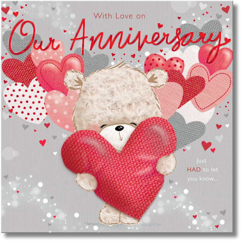 Hallmark With Love On Our Anniversary - Greeting Card