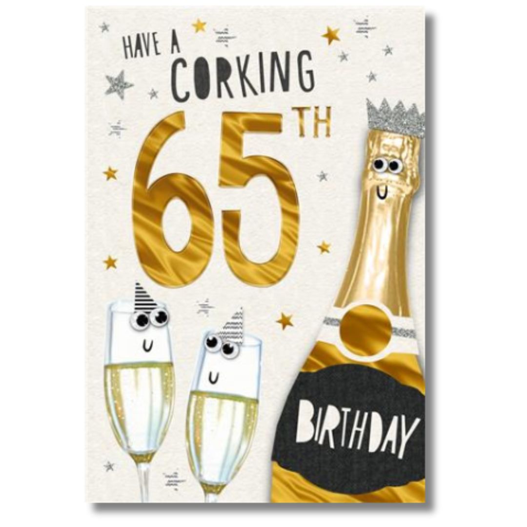 Hallmark Have A Corking 65th Birthday - Greeting Card