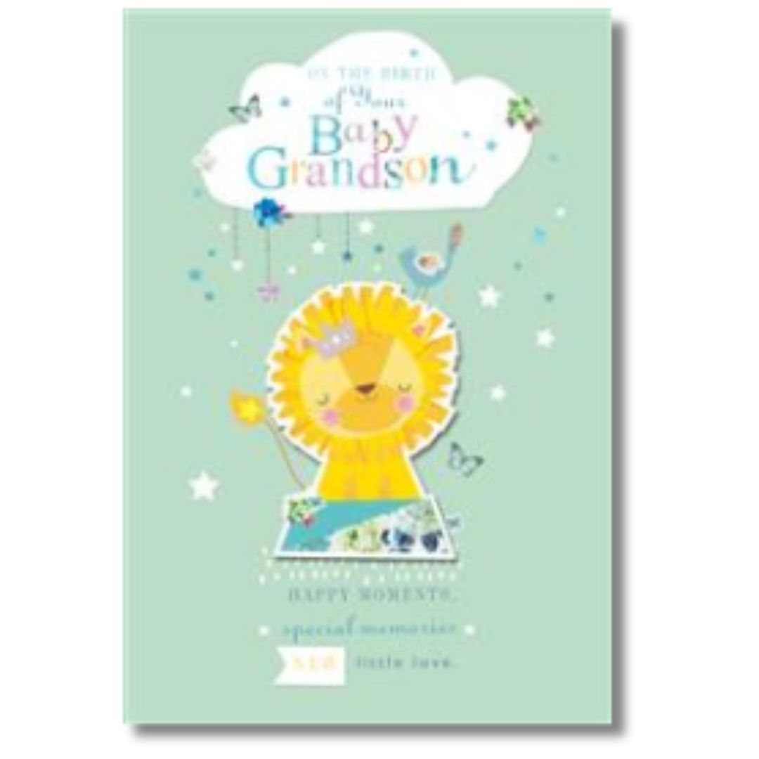 Hallmark On The Birth Of Your Baby Grandson - Greeting Card