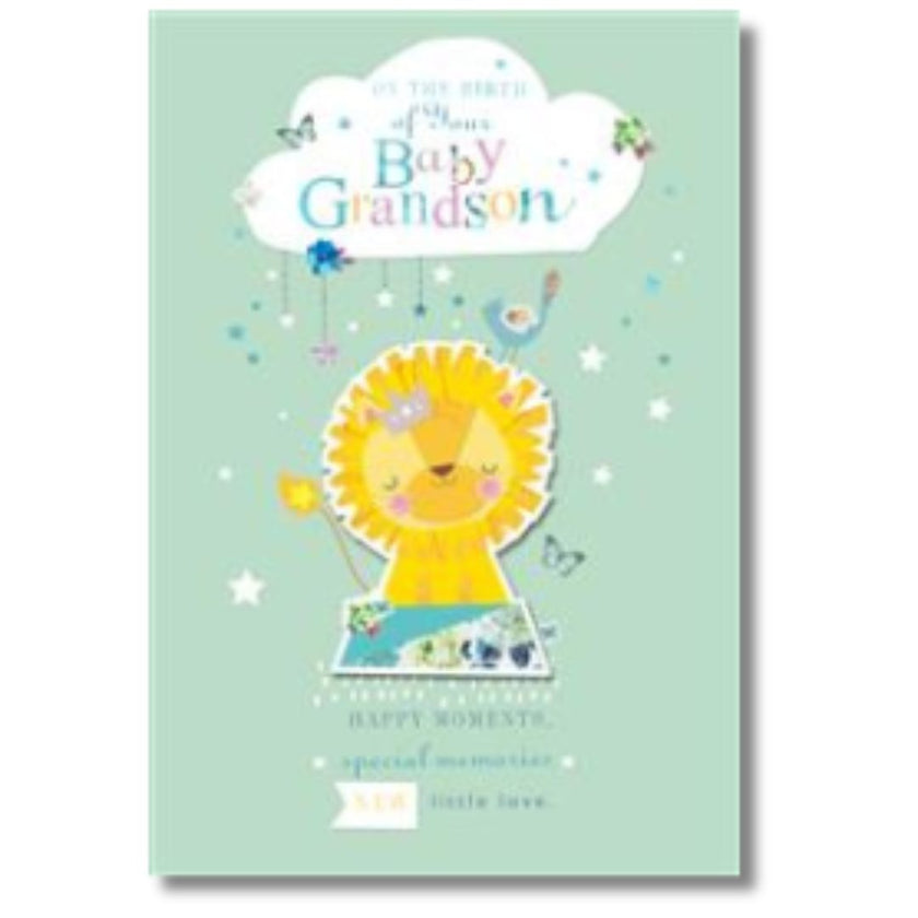 Hallmark On The Birth Of Your Baby Grandson - Greeting Card