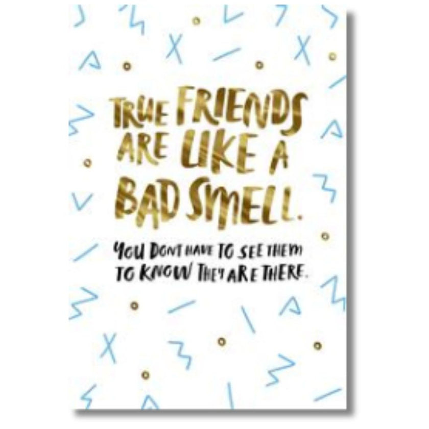 Hallmark True Friends Are Like A Bad Smell Birthday - Greeting Card