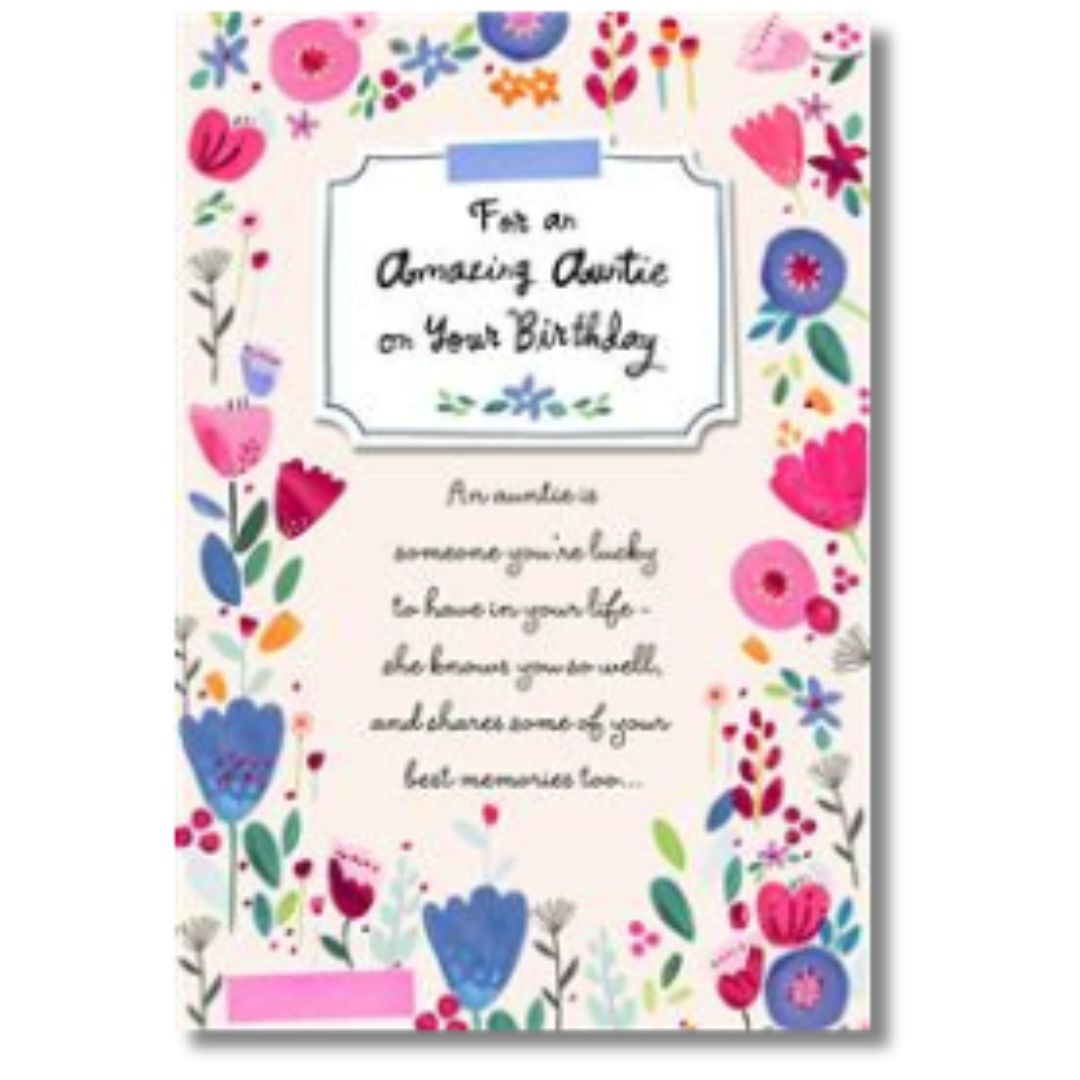 Hallmark For An Amazing Auntie On Your Birthday - Greeting Card