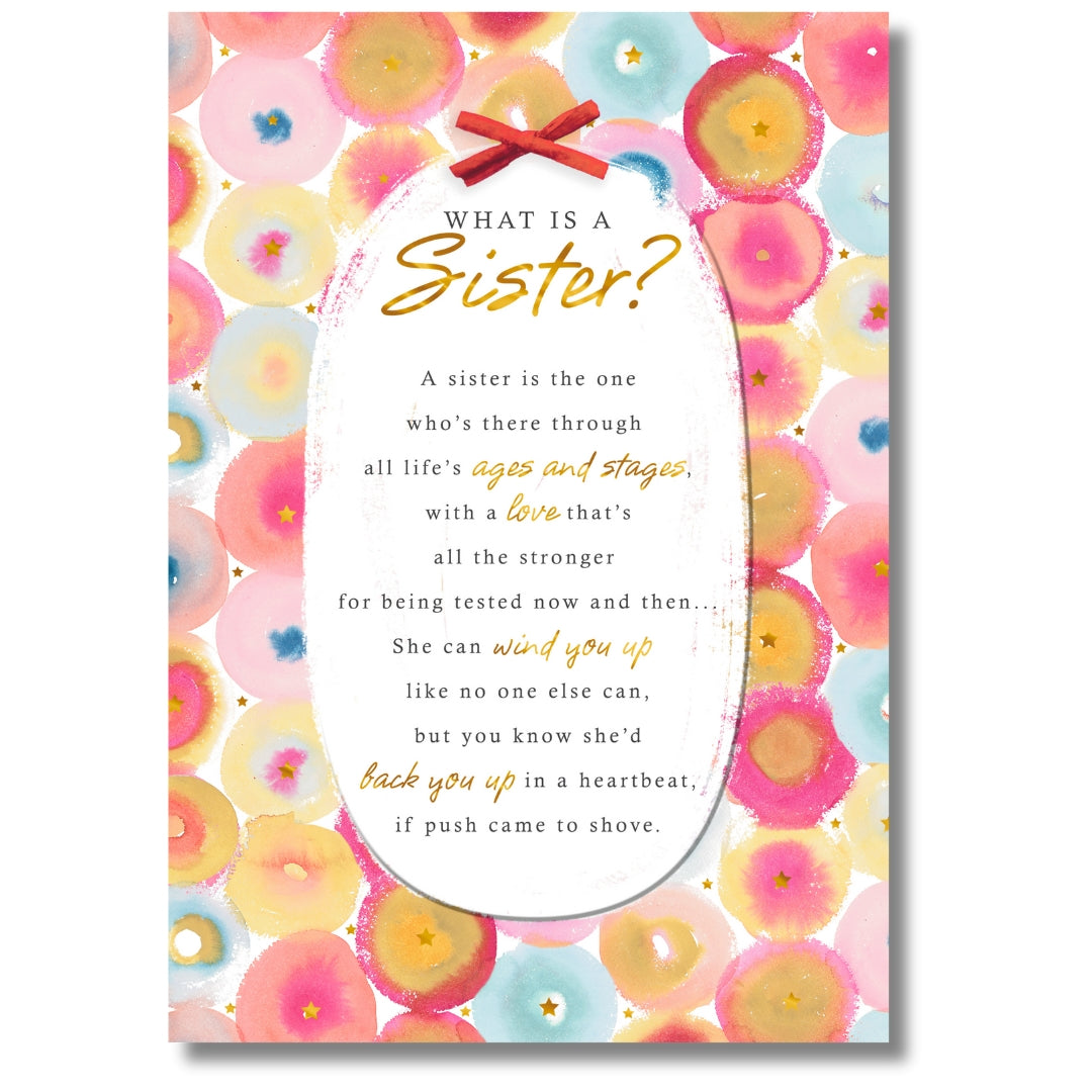 Hallmark What is a Sister Birthday Greeting Card