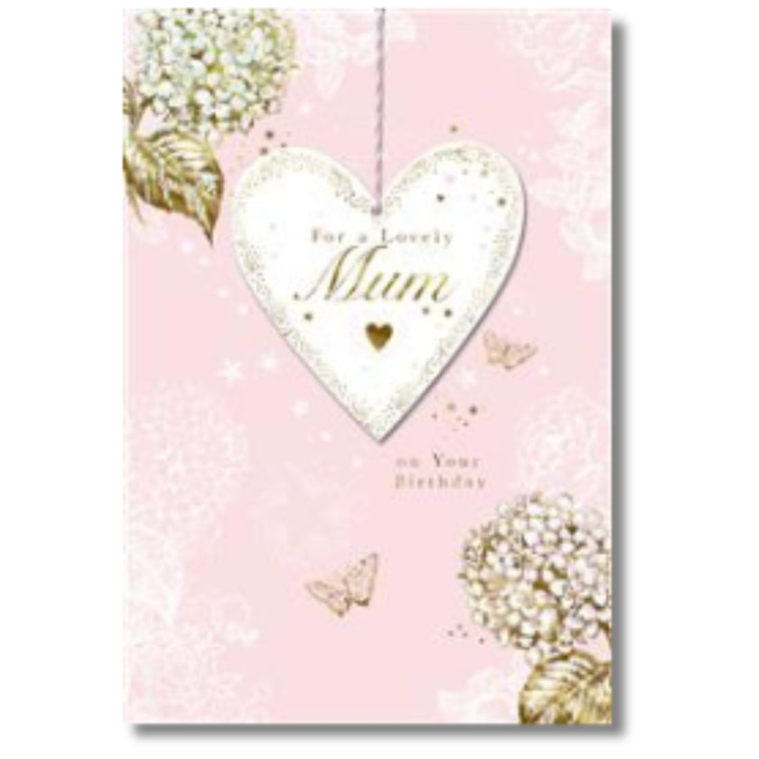 Hallmark For A Lovely Mum On Your Birthday - Greeting Card