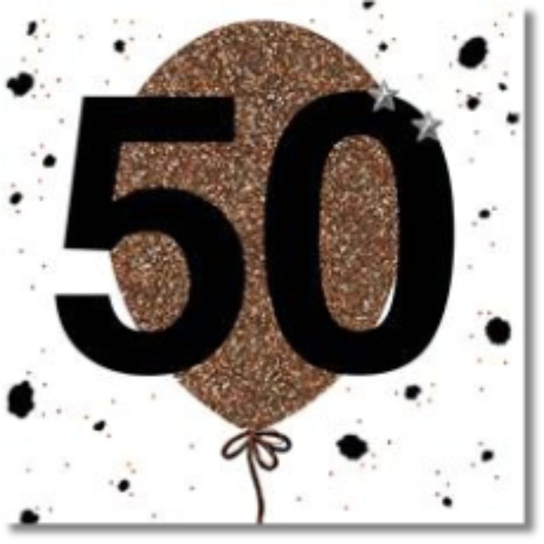 Hallmark 50 Birthday - Greeting Card