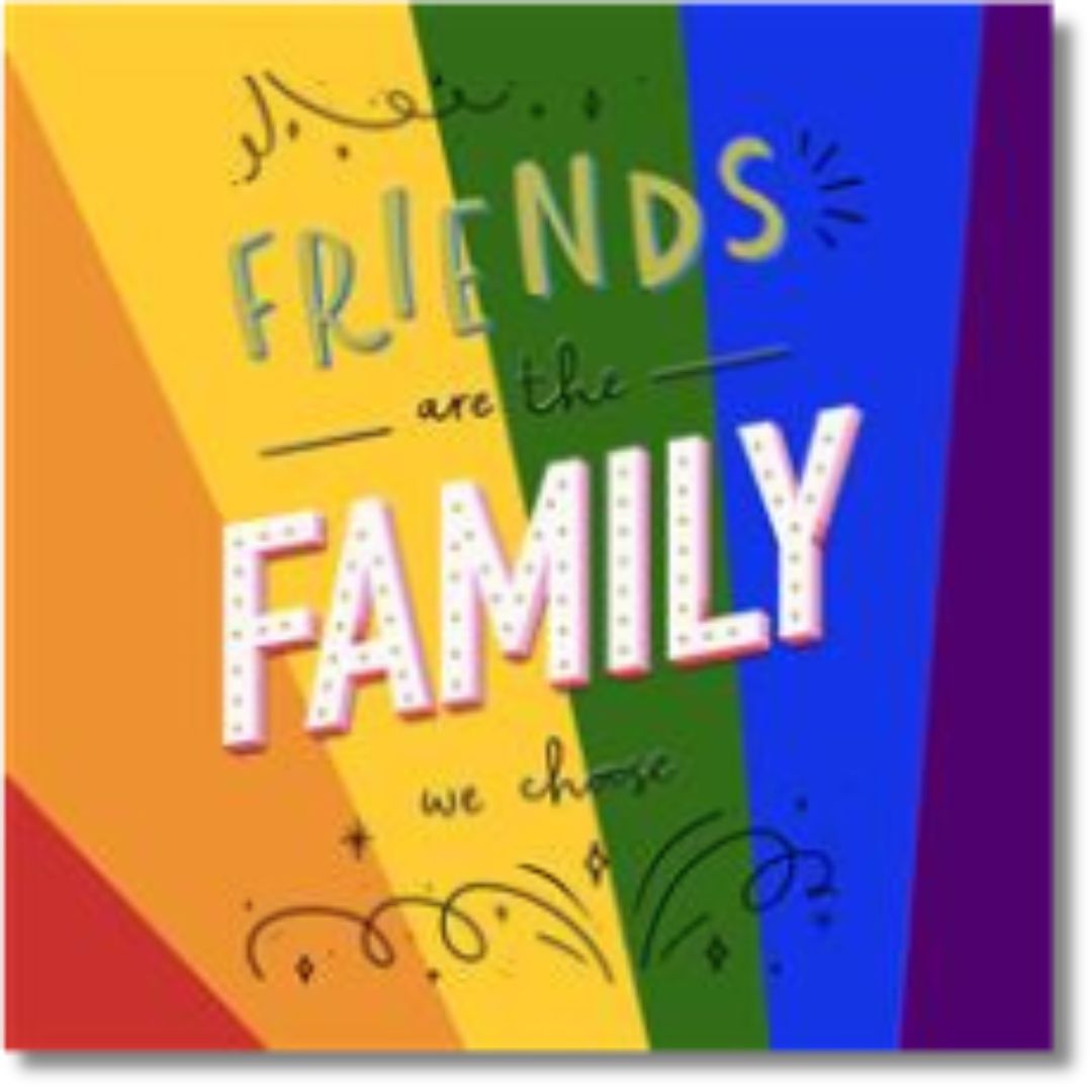 Hallmark Friends Are The Family We Choose Blank - Greeting Card