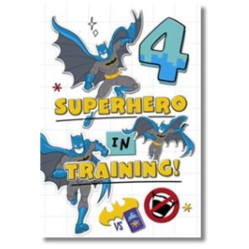 Hallmark 4 Superhero In Training! Birthday - Greeting Card