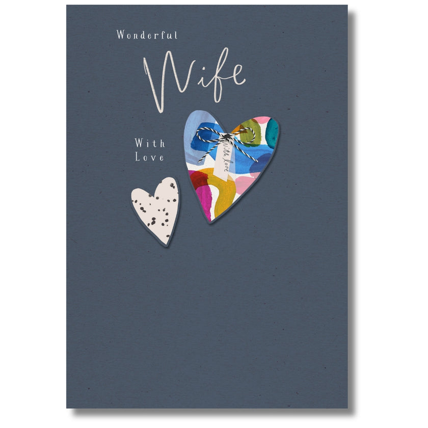 Hallmark Wonderful Wife With Love Birthday - Greeting Card