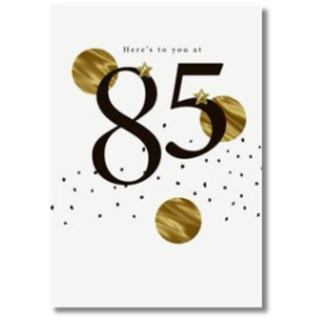 Hallmark Here's To You At 85 Birthday - Greeting Card
