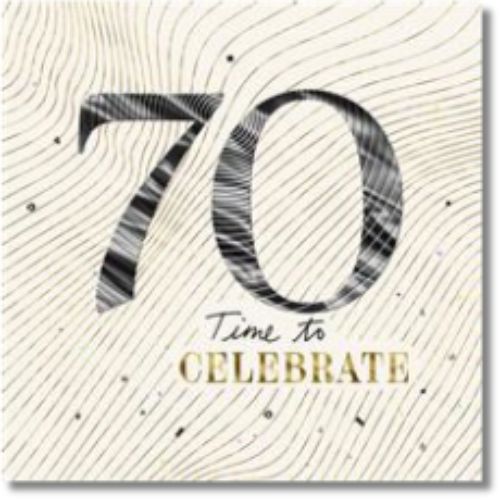 Hallmark 70 Time To Celebrate - Greeting Card