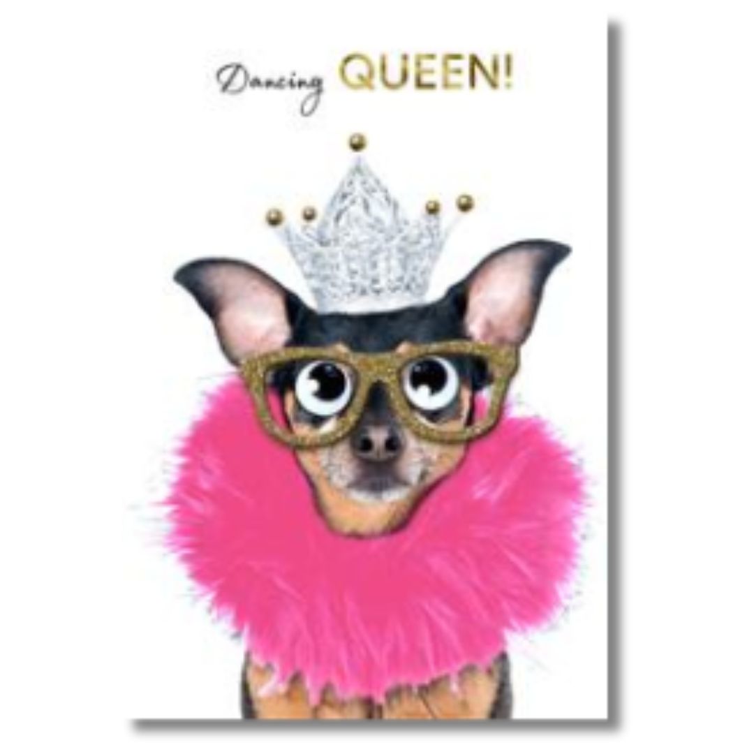 Hallmark Dancing QUEEN! Blank - Greeting Card