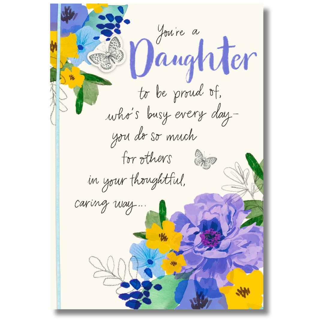 Hallmark You're A Daughter Birthday - Greeting Card