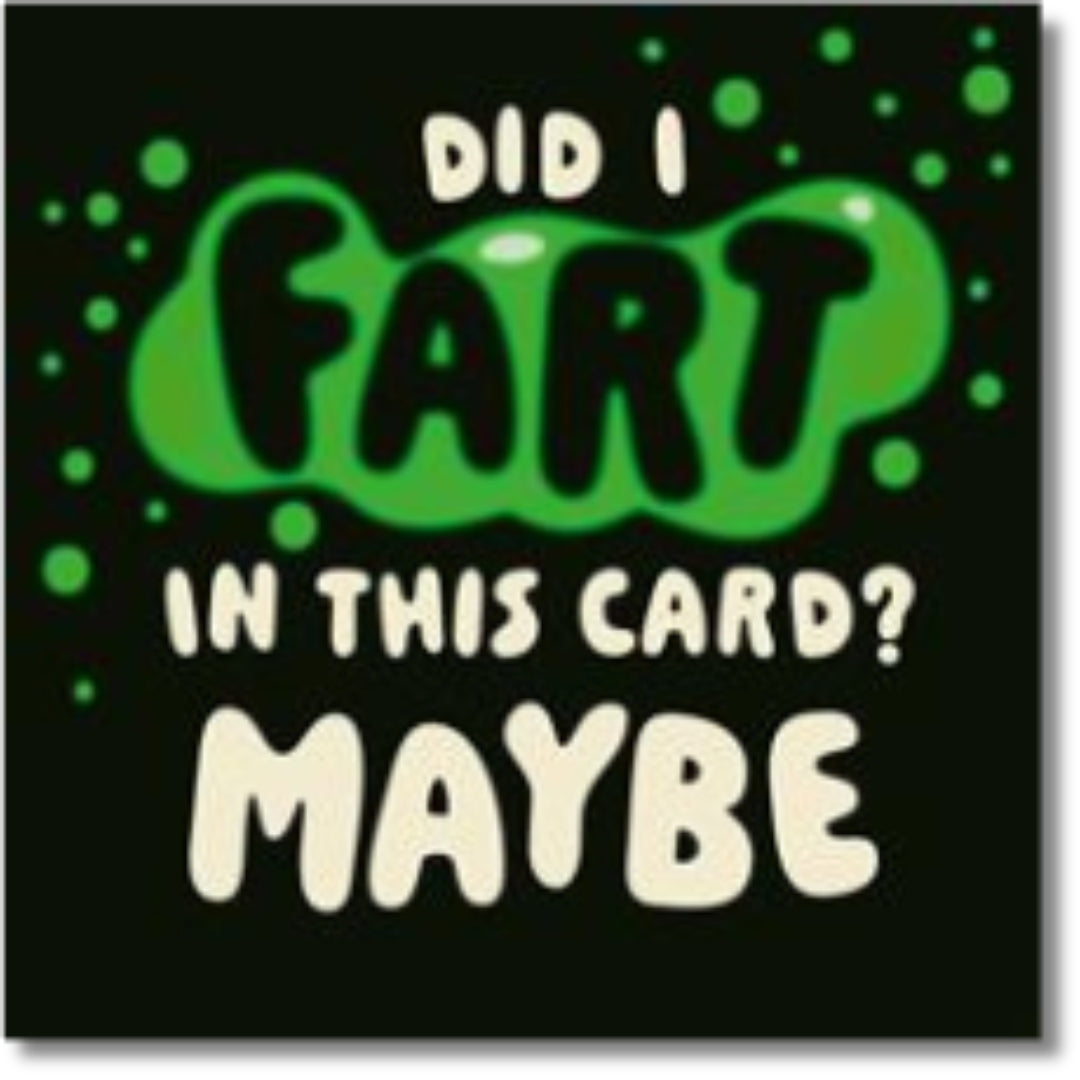 Hallmark Did I Fart In This Card? Maybe Blank - Greeting Card
