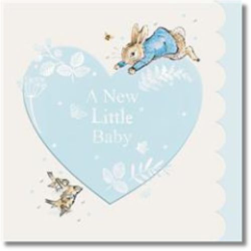 Hallmark A New Little Baby Blue - Greeting Card
